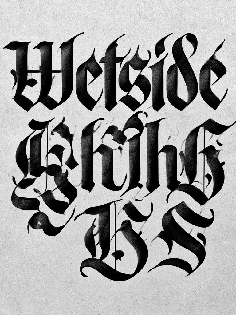 Helsinki Gothic Typography Poster. poster — typography art