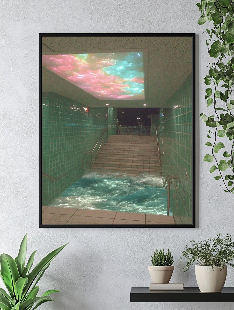Underwater Dreamscape — Photography Print. — room view 4