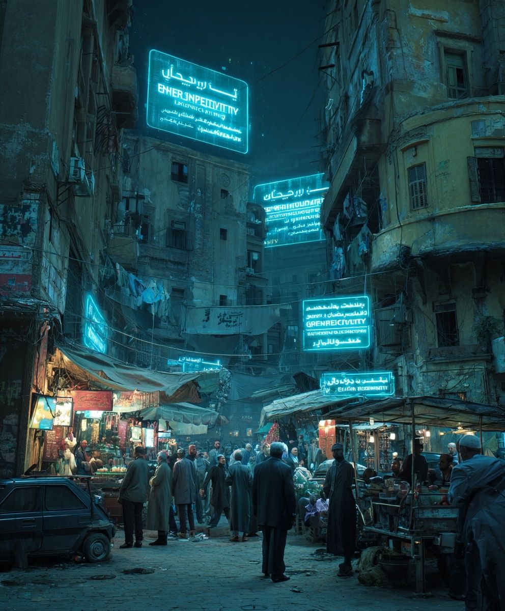 Urban Night Market — Photography Print. poster — photography art