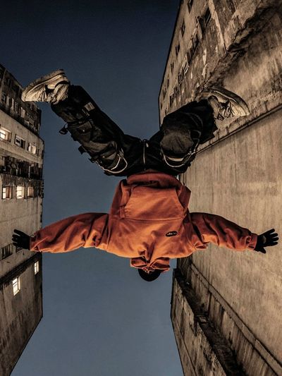 Urban Acrobat — Photography Poster. poster