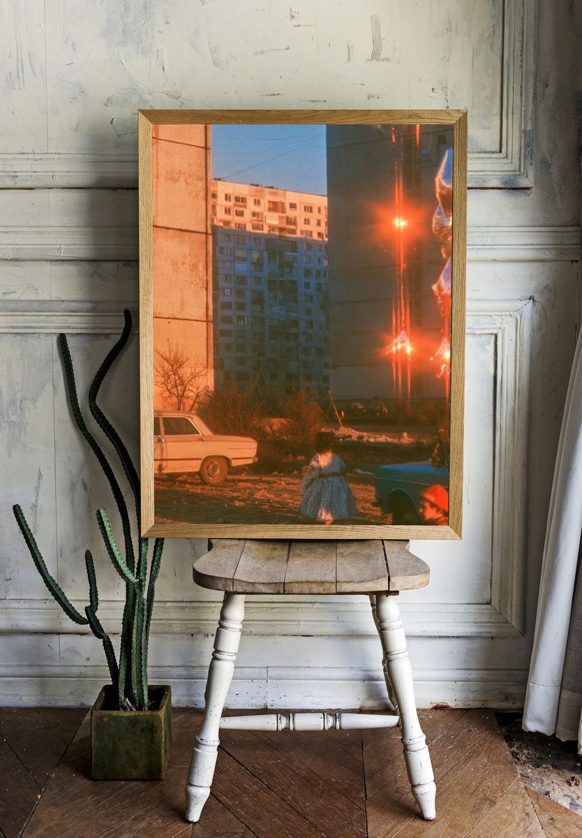 Urban Twilight Street Photography Poster. — room view 1
