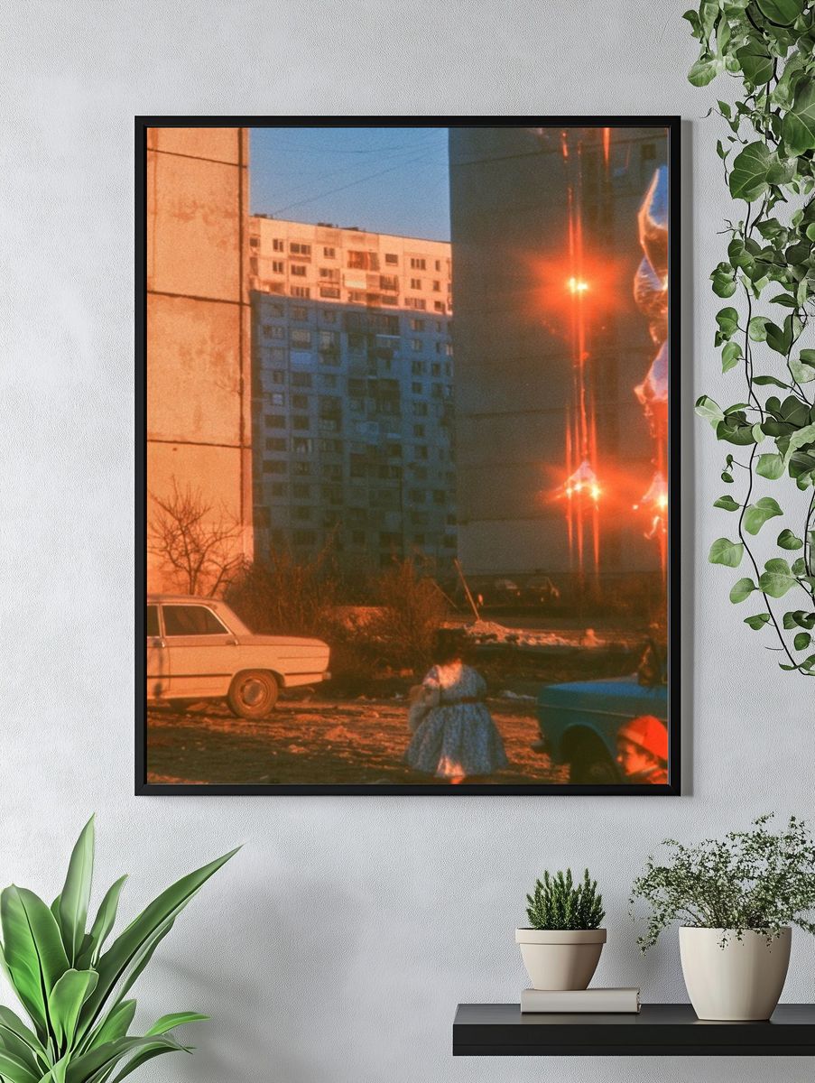 Urban Twilight Street Photography Poster. — room view 4