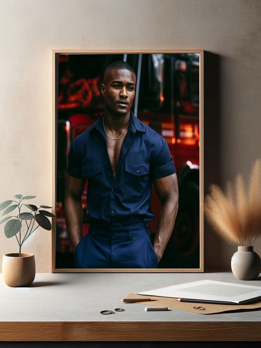 Urban Portrait Photography Poster. — room view 2