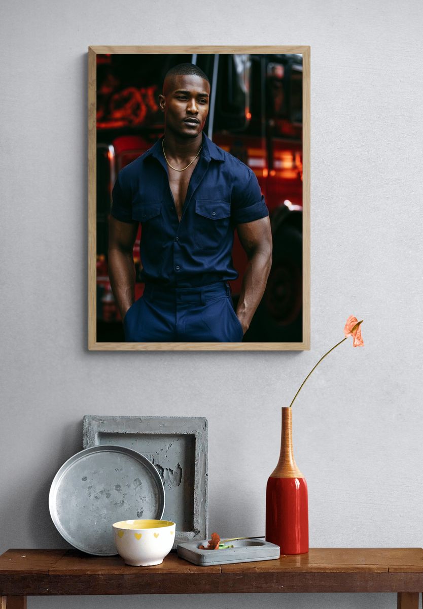 Urban Portrait Photography Poster. — room view 3