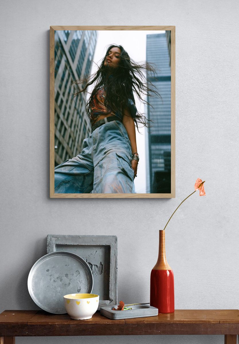 Urban Fashion Portrait Poster. — room view 3