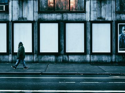 Urban Street Scene Photography Poster. poster print