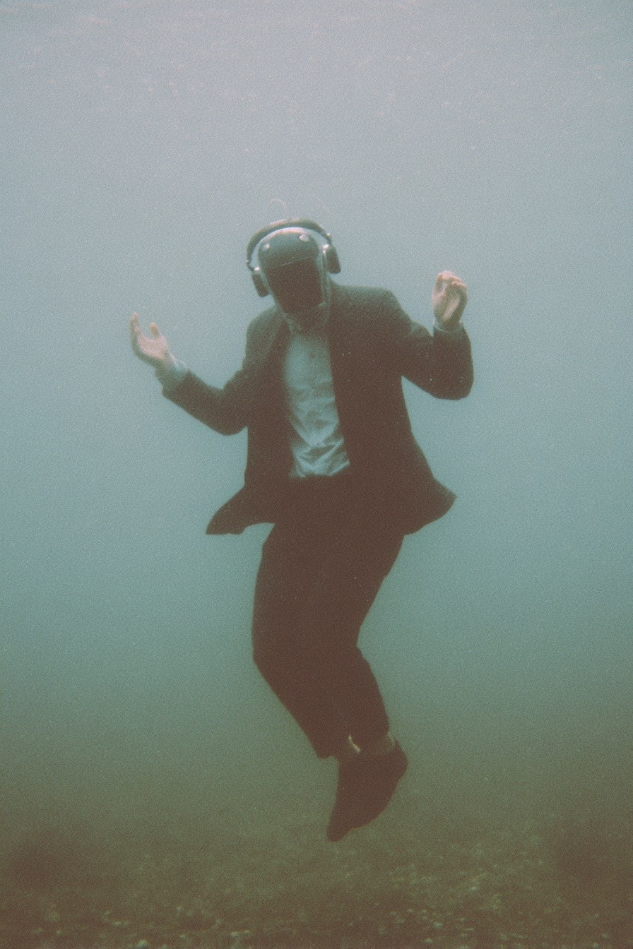 Underwater Musician — Photography Print. poster — photography art