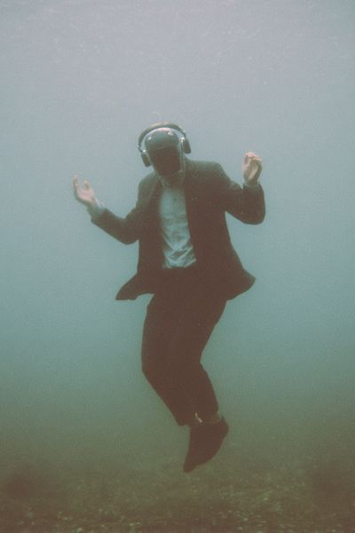 Underwater Musician — Photography Print. poster