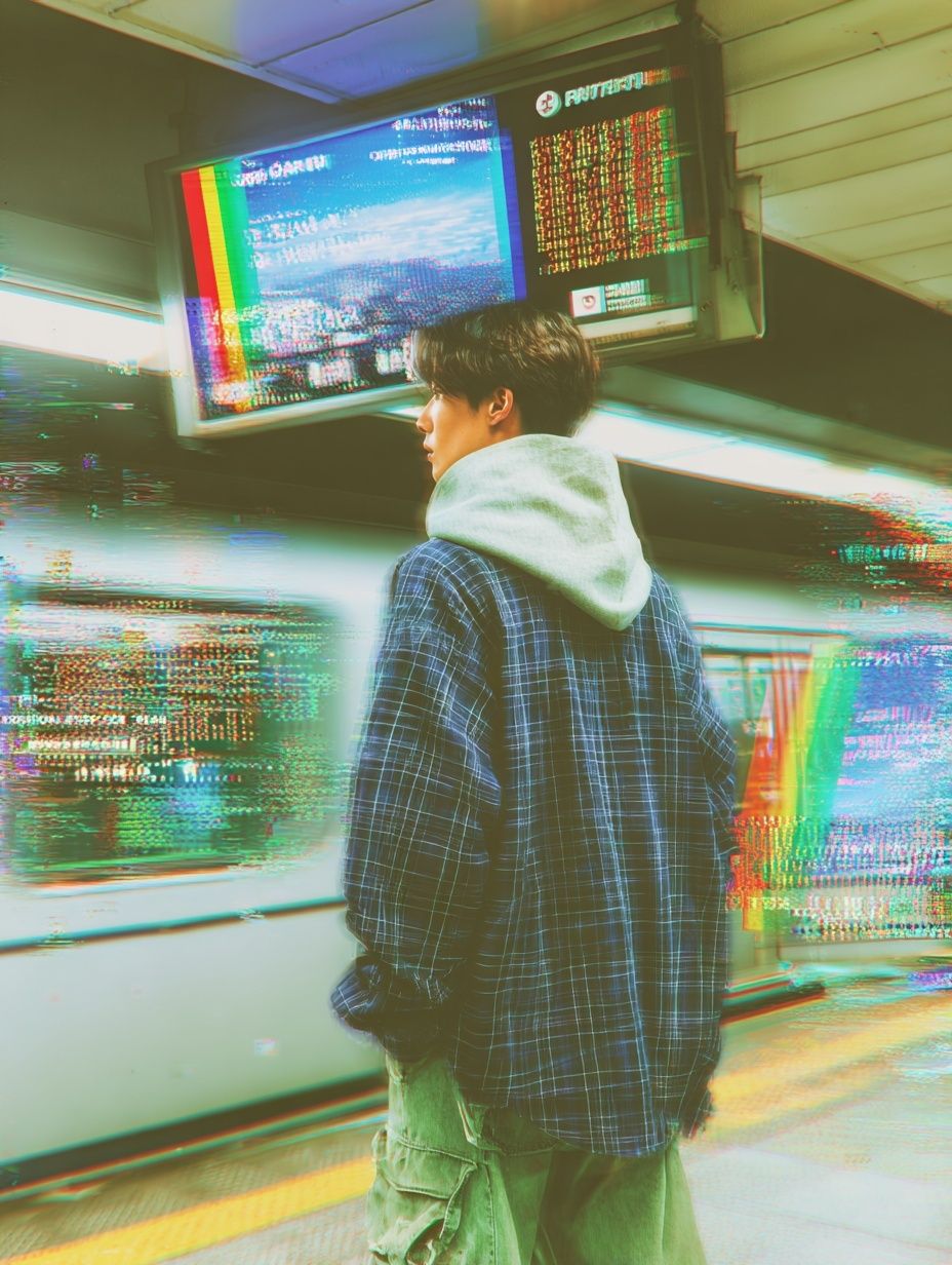 Urban Subway Scene — Photography Print. poster detail