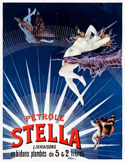 Pétrole Stella, livraisons en bidons.