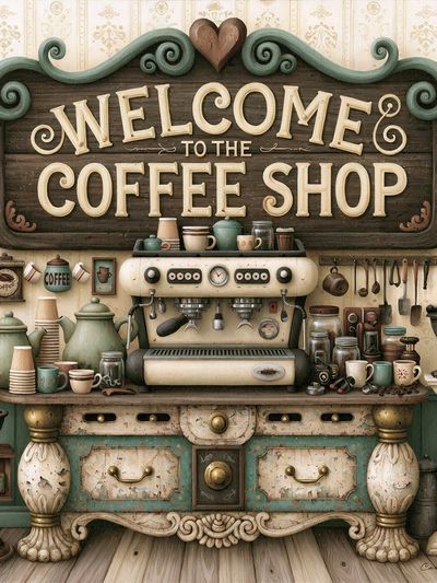 Welcome to the Coffee Shop Poster.