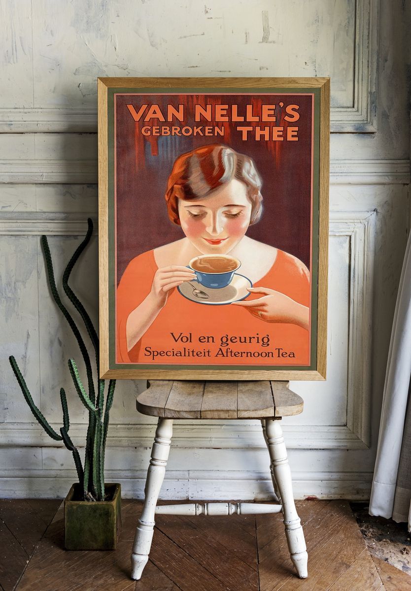 Van Nelle's Afternoon Tea Vintage Poster. — room view 1