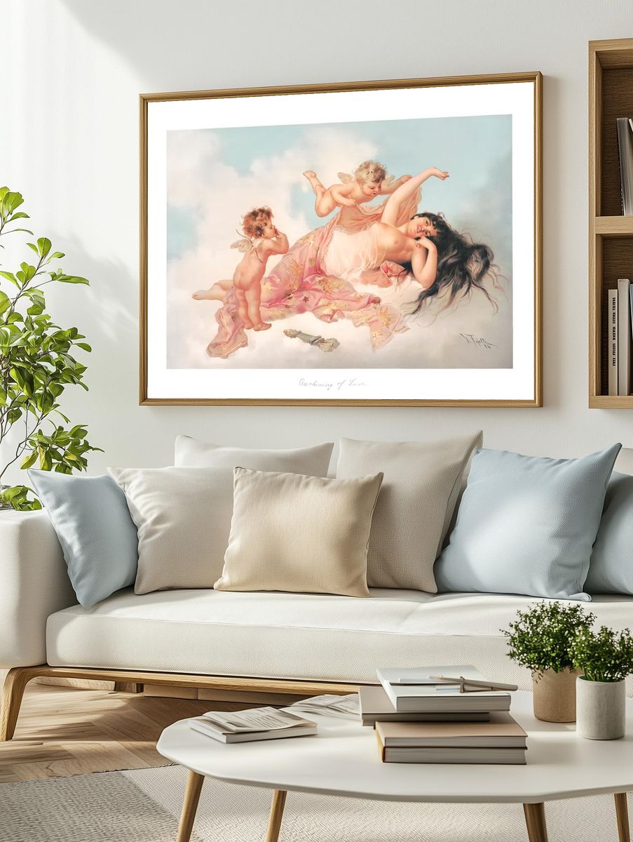 Awakening of Love — Vintage Print. — room view 2