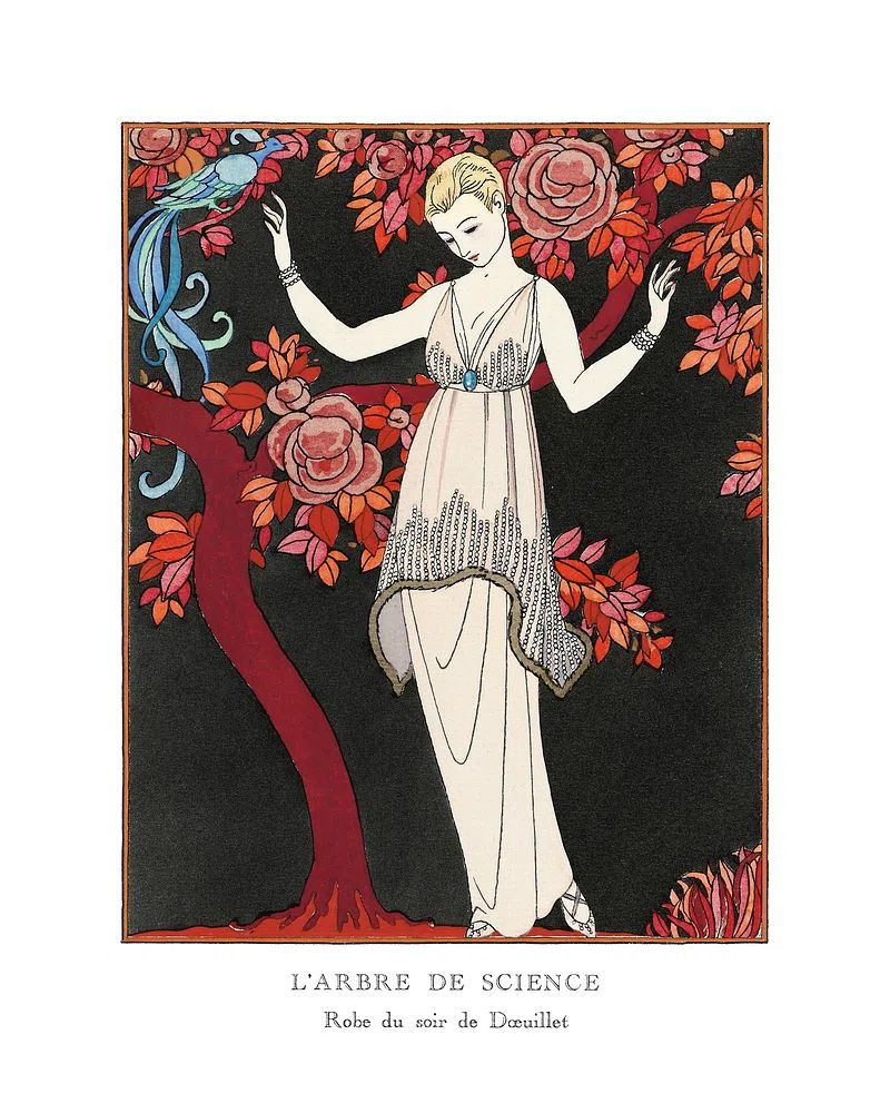 Art Nouveau Fashion Poster. poster detail
