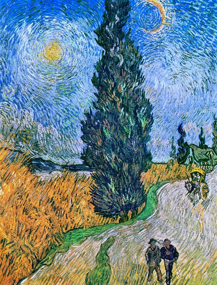 Vincent van Gogh 's Road. poster — fine-art art