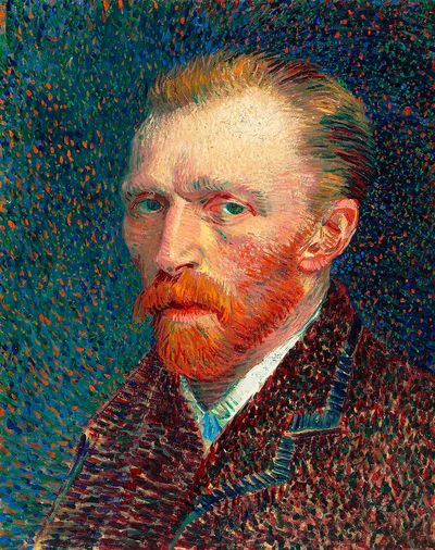 Vincent Van Gogh 's Self-Portrait. poster