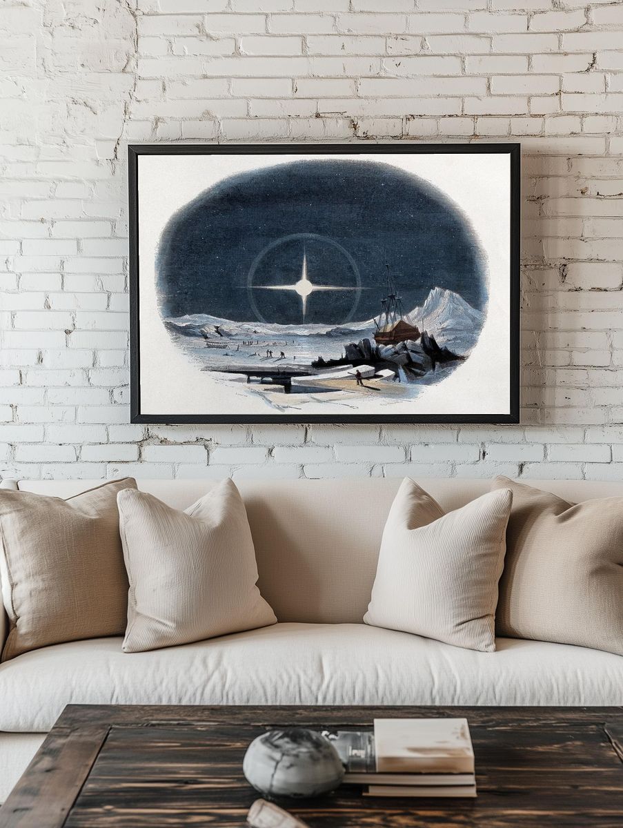 Halos — Vintage Art Print room preview