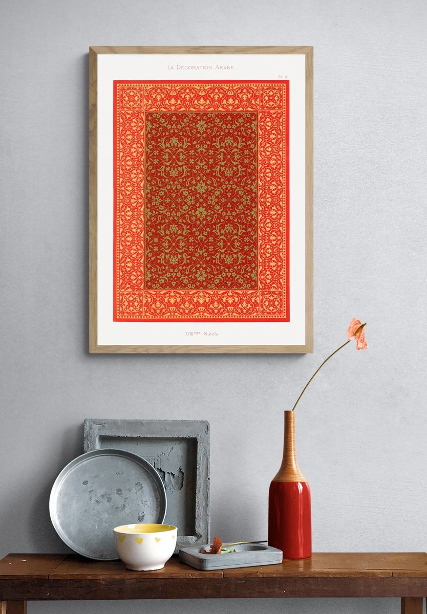 La Décoration Arabe — Vintage Print. — room view 3