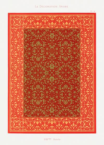 La Décoration Arabe — Vintage Print