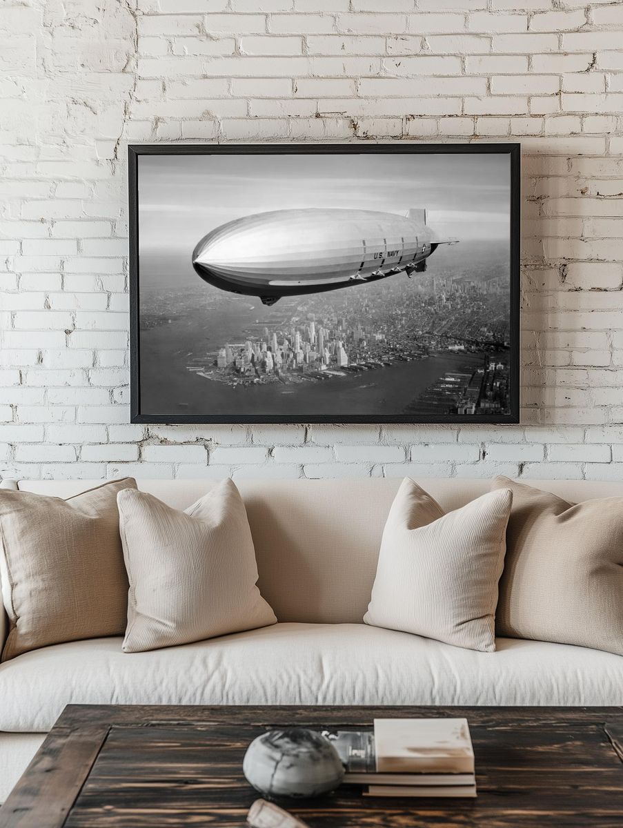 U.S. Navy Airship — Vintage Print room preview