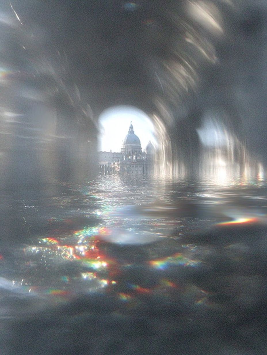 Venetian Archway Reflection — Photography Print. poster — photography art