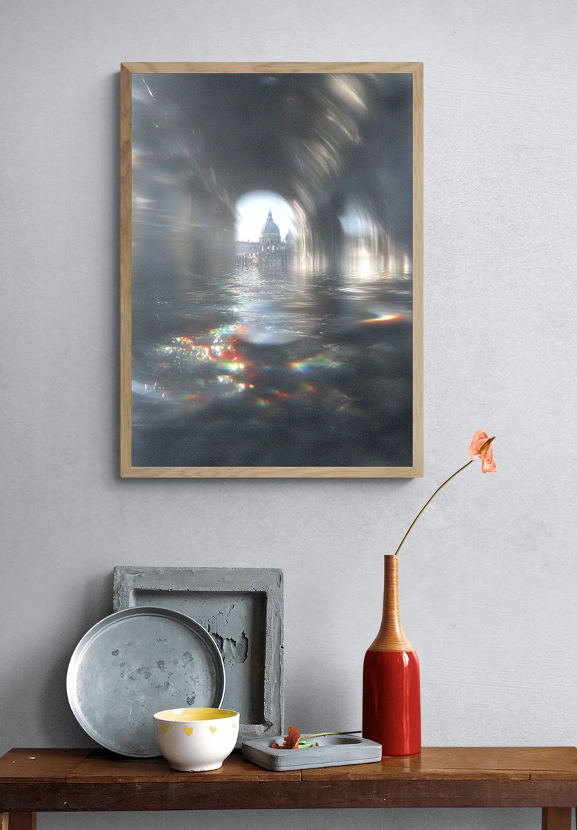 Venetian Archway Reflection — Photography Print. — room view 3