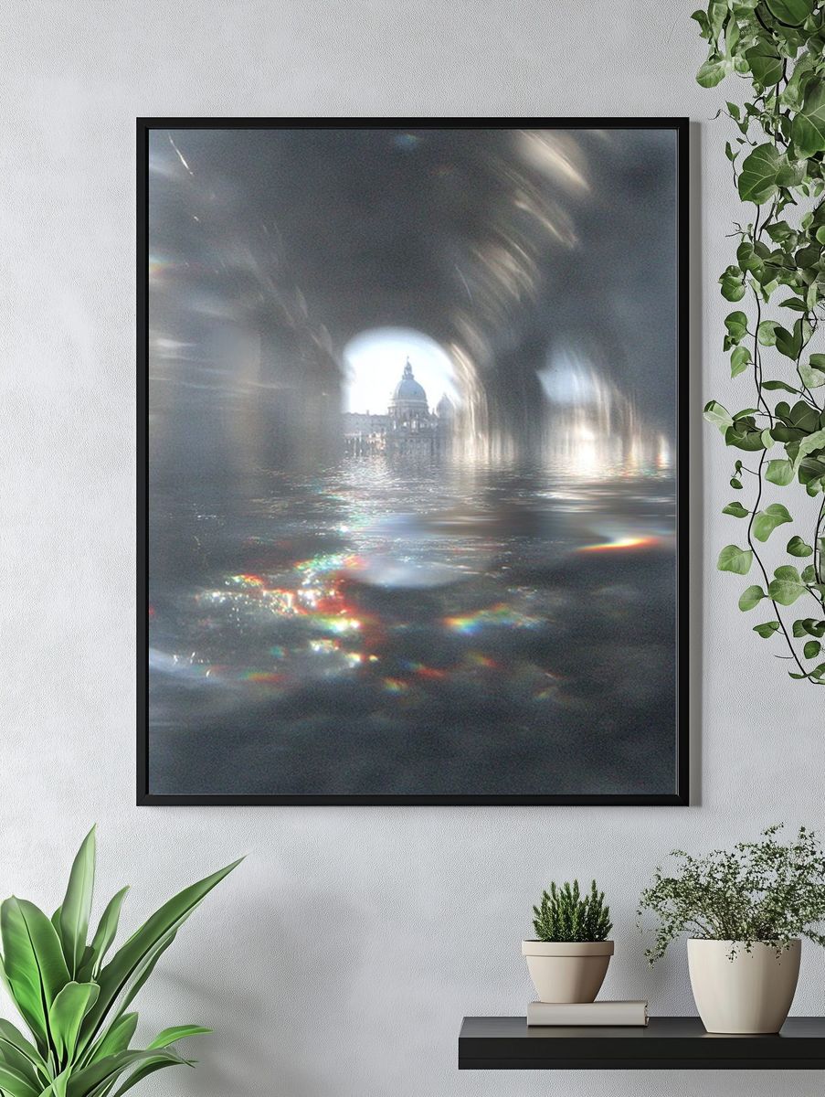 Venetian Archway Reflection — Photography Print. — room view 4
