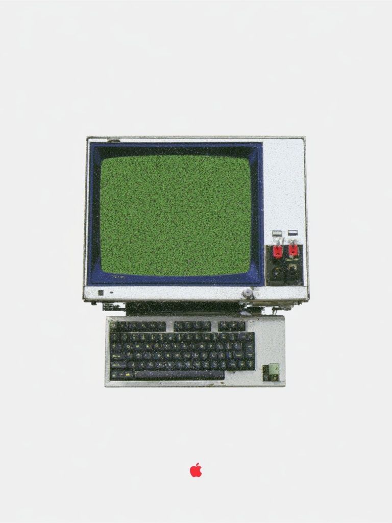 Vintage Apple Computer Poster. poster detail