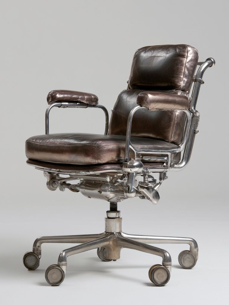 Vintage Barber Chair Print. poster detail