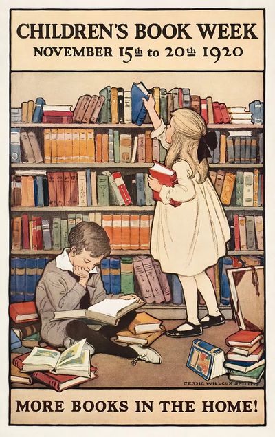 Children's book week, November 15th. poster print