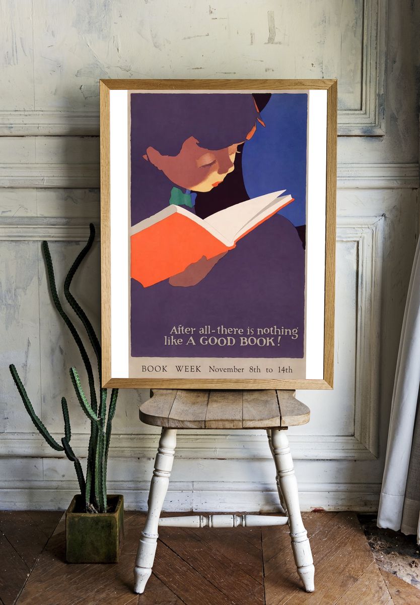 A Good Book — Vintage Print room preview