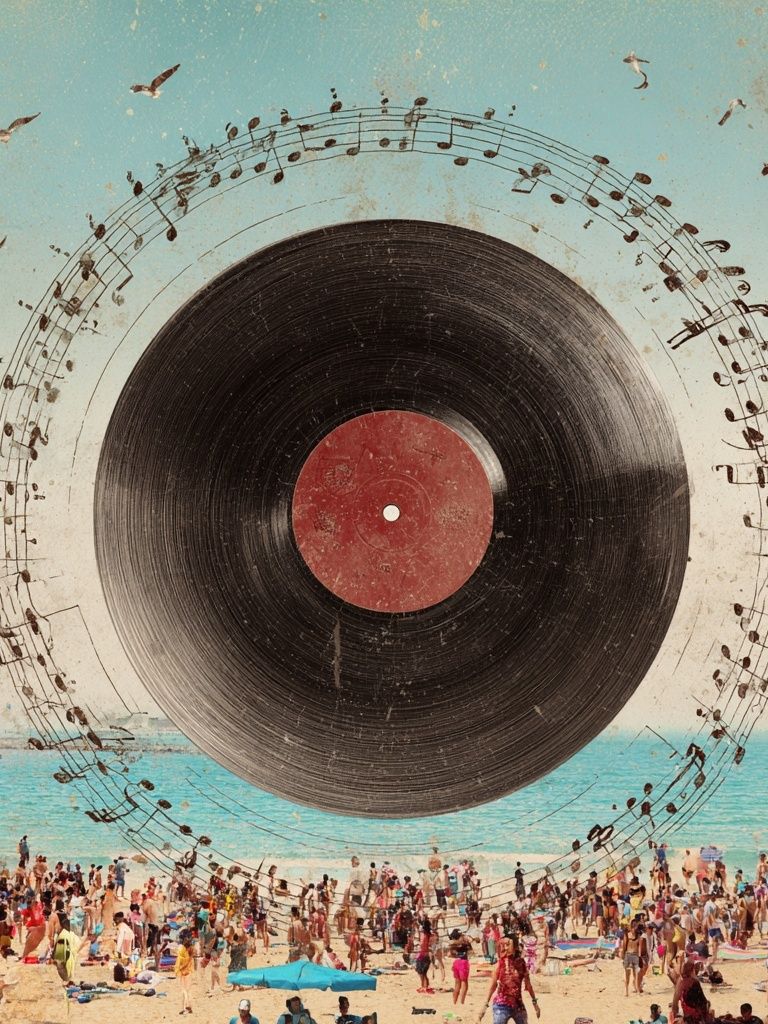 Vinyl Beach Dreamscape Print.