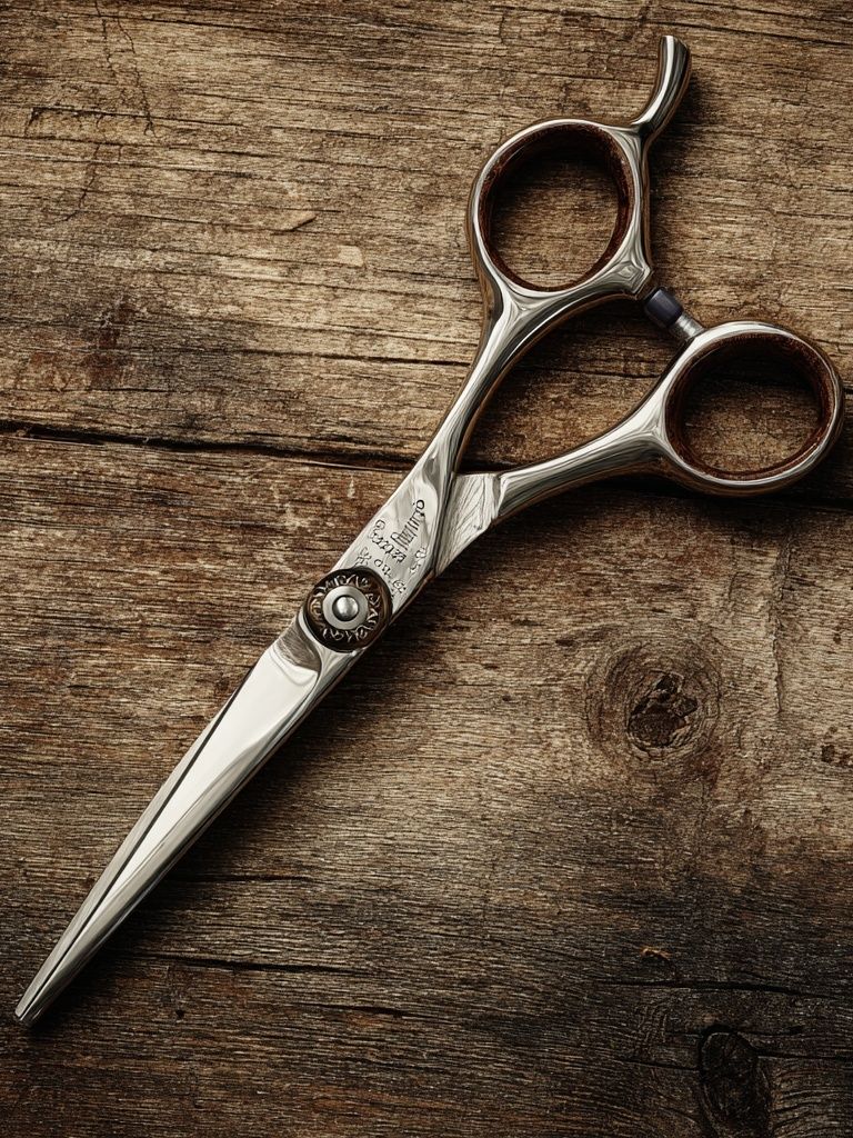 Vintage Barber Scissors Photography Poster. poster detail