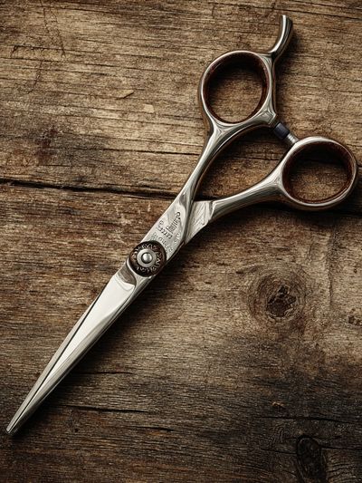Vintage Barber Scissors Photography Poster. poster