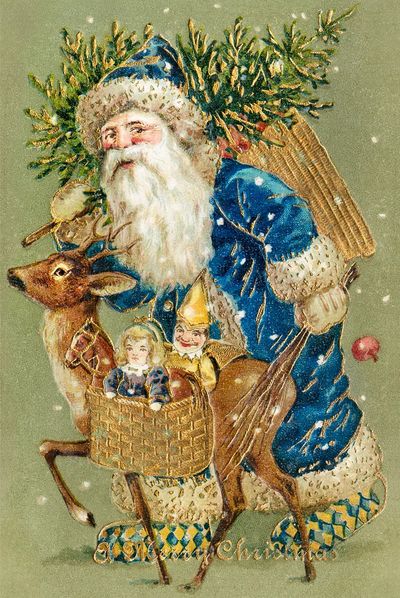 Merry Christmas (ca. 1900s) Miriam. poster