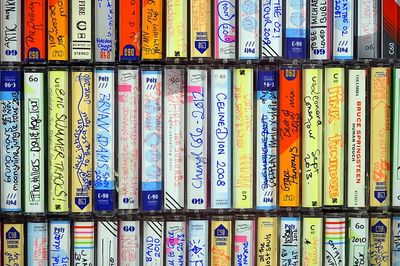 Vintage Cassette Tapes Poster
