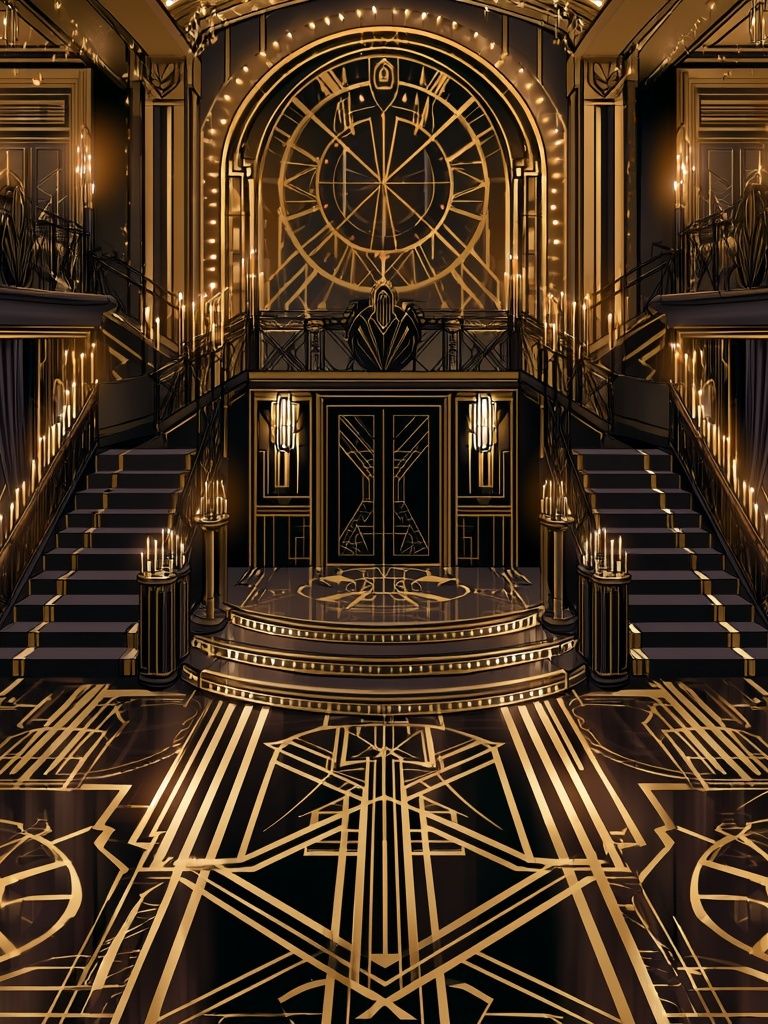 Art Deco Grand Hall Poster. poster detail