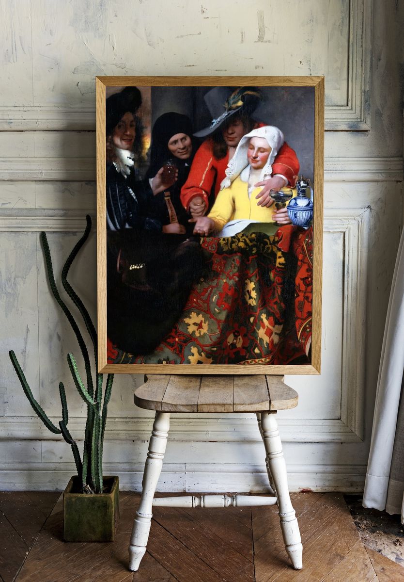 Procuress by Johannes Vermeer (1656) — Art Print room preview