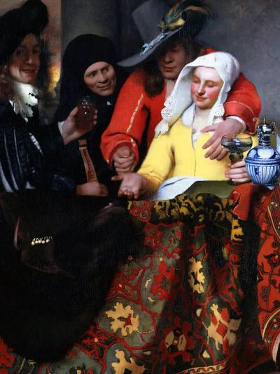 Procuress by Johannes Vermeer (1656) — Art Print. poster print