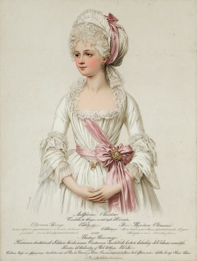 Marie Antoinette Portrait Vintage Print.