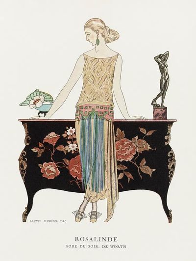 Rosalinde: Robe du soir (1922). poster
