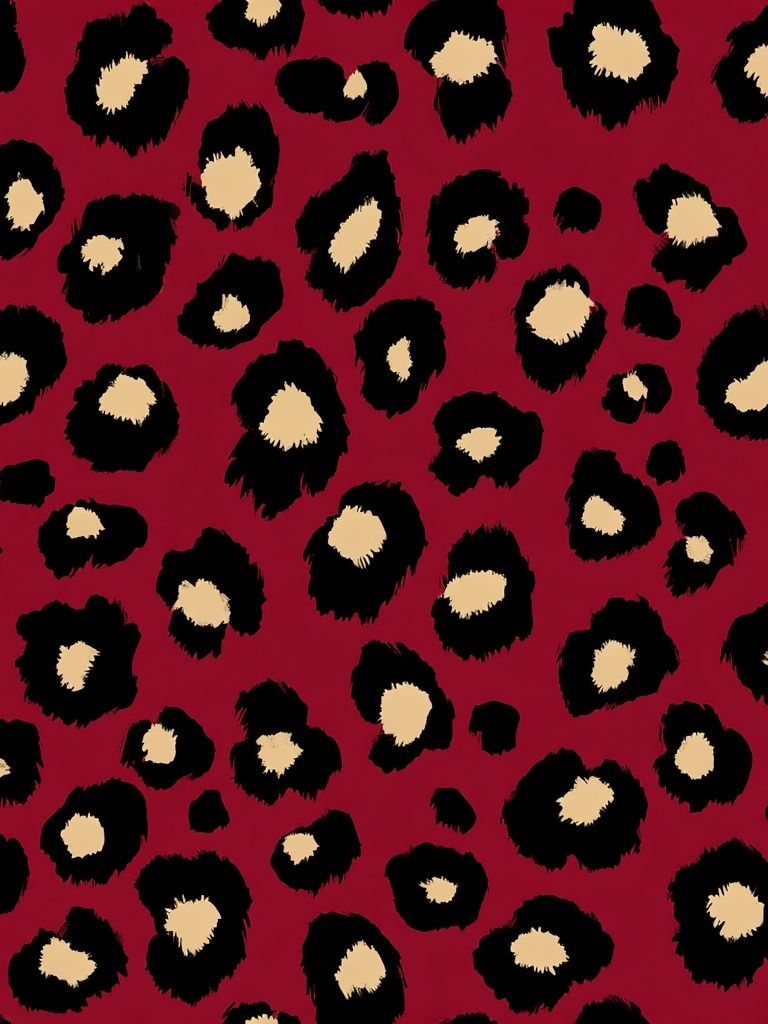 Leopard Spots Vintage Print. poster detail