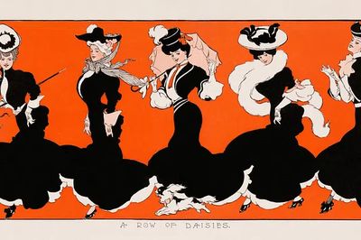 row daisies (1905).