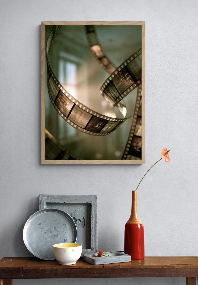 Vintage Film Strip Poster. — room view 3