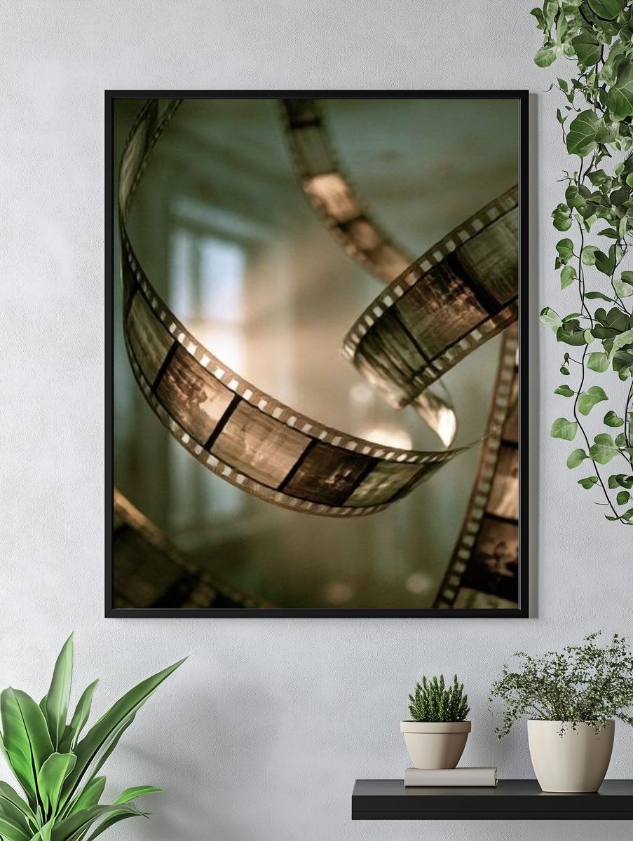 Vintage Film Strip Poster. — room view 4