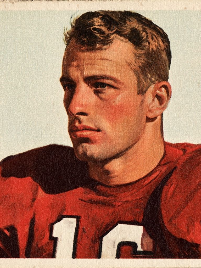 Vintage Football Portrait Poster. poster — vintage art