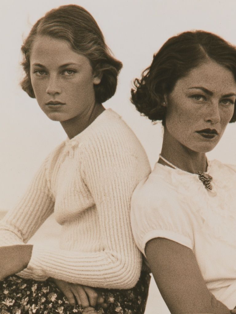 Vintage Fashion Portrait Poster. poster detail
