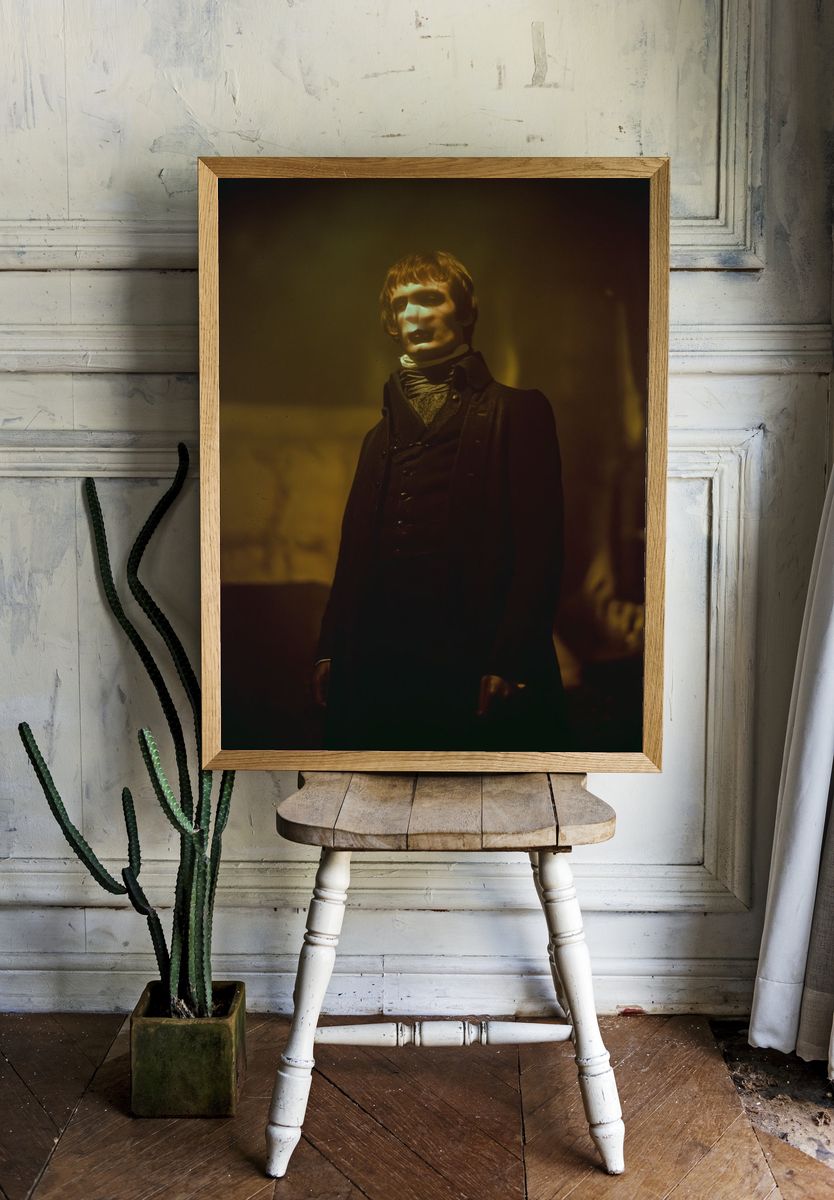 Mysterious Figure — Vintage Print. — room view 1