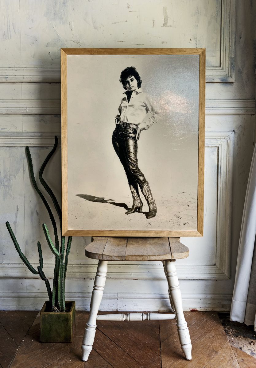Vintage Fashion Portrait Poster room preview