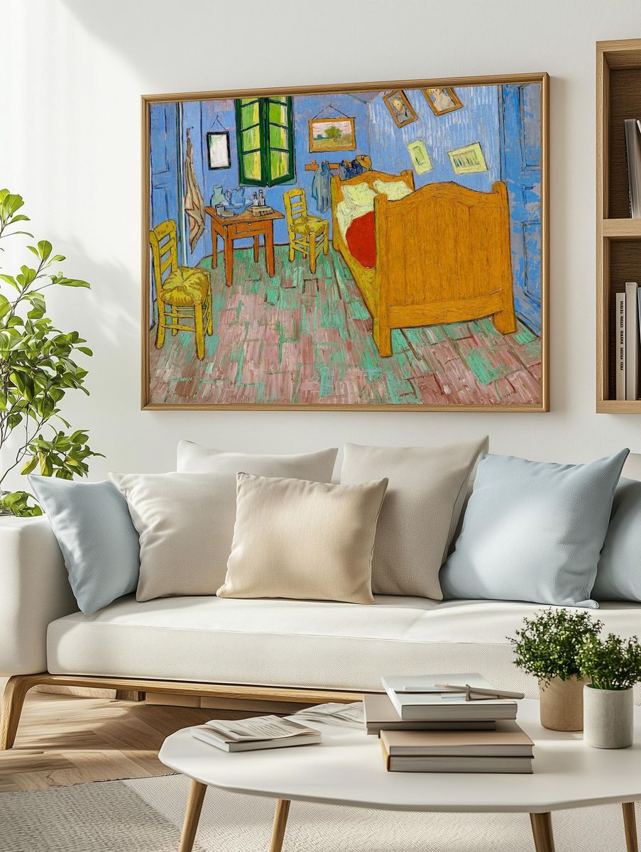 Vincent van Gogh's Bedroom — Fine Art Print. — room view 2